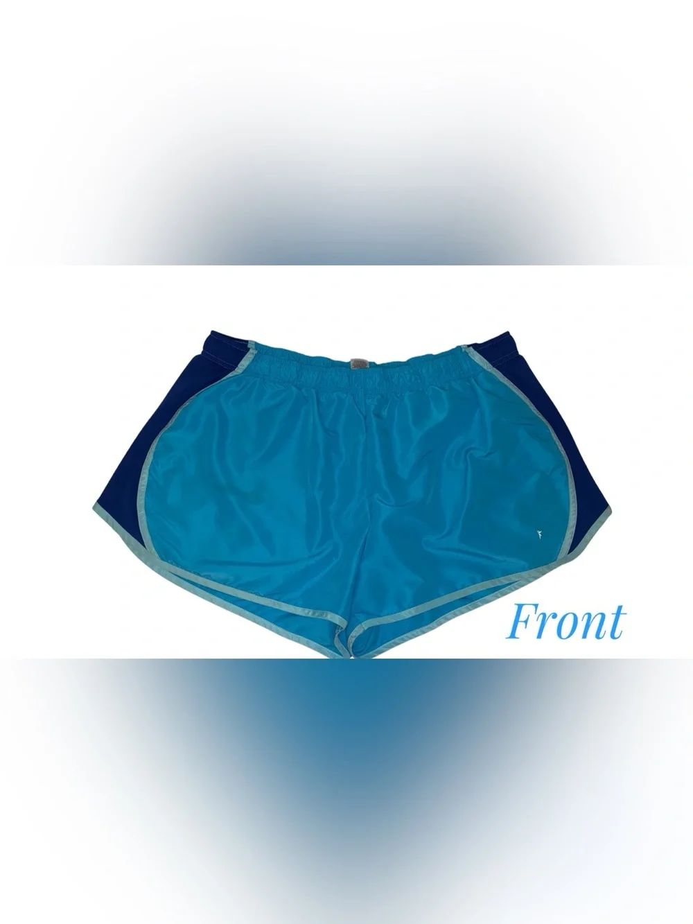DANSKIN NOW Athletic Running Shorts Teal Blue Lightweight SZ XXL 2XL 20